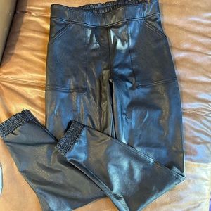 Spanx leather joggers - large